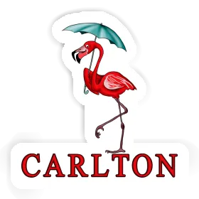 Carlton Sticker Flamingo Image