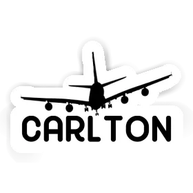 Sticker Airplane Carlton Image