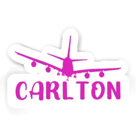 Airplane Sticker Carlton Image