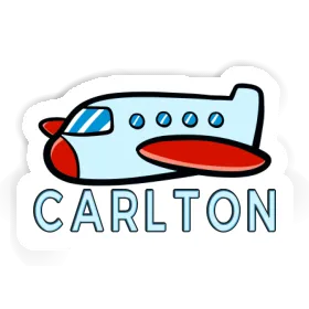 Sticker Airplane Carlton Image