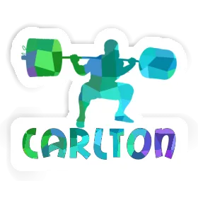 Sticker Carlton Weightlifter Image