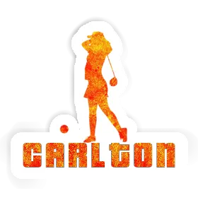 Sticker Golfer Carlton Image