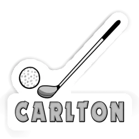 Aufkleber Golfschläger Carlton Image