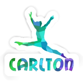 Carlton Sticker Gymnast Image