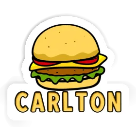 Carlton Sticker Hamburger Image