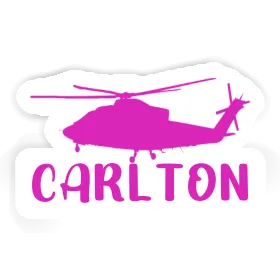 Helicopter Sticker Carlton Image