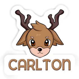 Carlton Sticker Deerhead Image