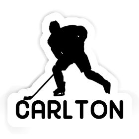 Hockey Player Sticker Carlton Image