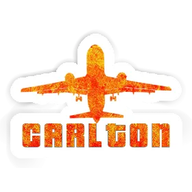 Carlton Sticker Jumbo-Jet Image