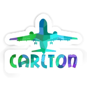 Carlton Sticker Jumbo-Jet Image