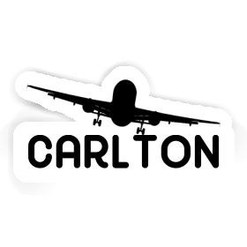 Sticker Airplane Carlton Image