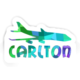 Carlton Sticker Jumbo-Jet Image