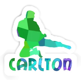 Carlton Sticker Karateka Image