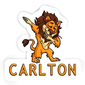 Sticker Dabbing Lion Carlton Image