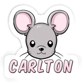 Carlton Sticker Mousehead Image