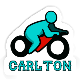 Sticker Motorbike Driver Carlton Image