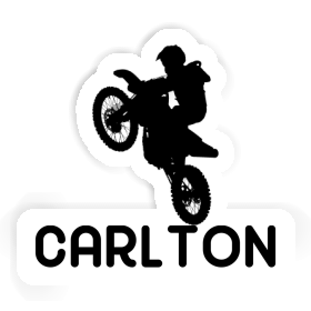 Sticker Carlton Motocross Rider Image