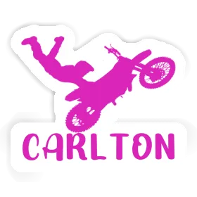 Sticker Carlton Motocross Rider Image