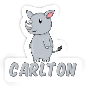 Carlton Sticker Rhino Image