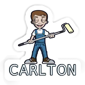 Sticker Carlton Painter Image