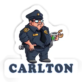 Police Officer Sticker Carlton Image