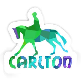 Sticker Carlton Horse Rider Image