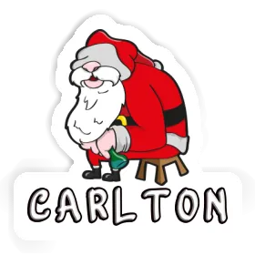 Carlton Sticker Santa Claus Image