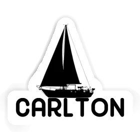 Sticker Carlton Sailboat Image