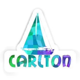 Carlton Sticker Sailboat Image