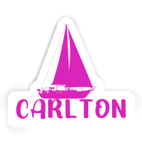 Sailboat Sticker Carlton Image