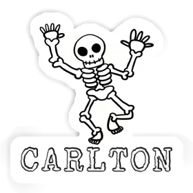 Skeleton Sticker Carlton Image