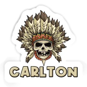 Sticker Carlton Skull Image