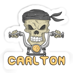 Sticker Carlton Motorbike Rider Image