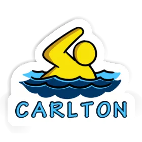 Carlton Sticker Swimmer Image