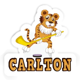 Sticker Carlton Ice-Hockey Player Image