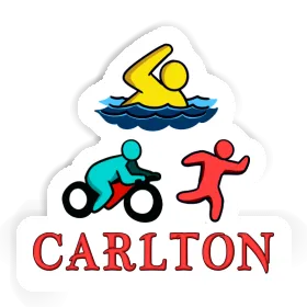 Triathlete Sticker Carlton Image