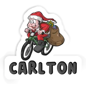 Sticker Bicycle Rider Carlton Image