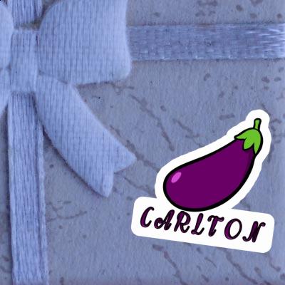 Carlton Sticker Aubergine Notebook Image