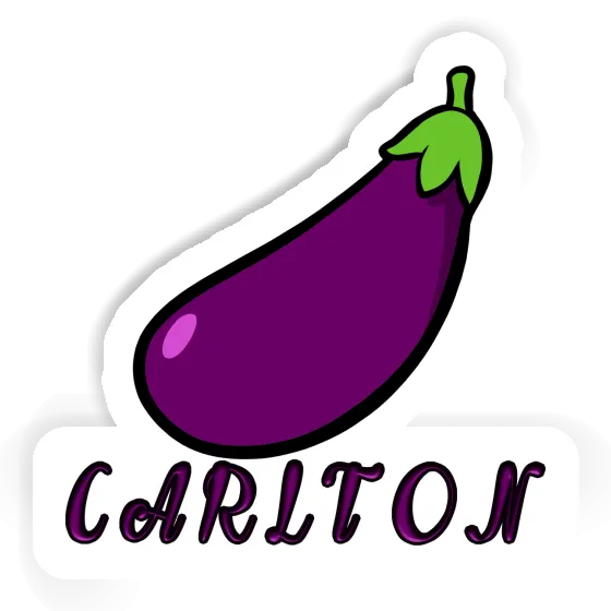 Carlton Sticker Aubergine Laptop Image