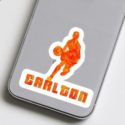 Sticker Carlton Basketball Player Notebook Image