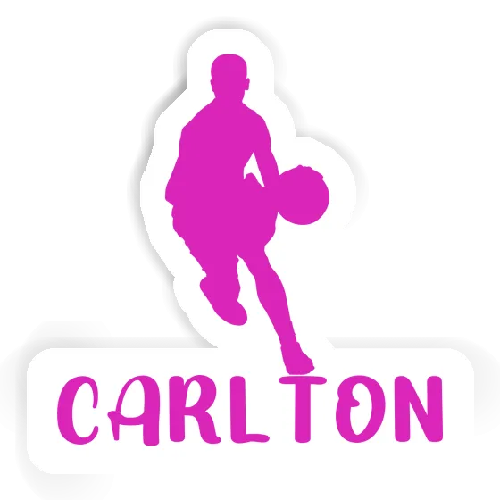 Carlton Aufkleber Basketballspieler Laptop Image