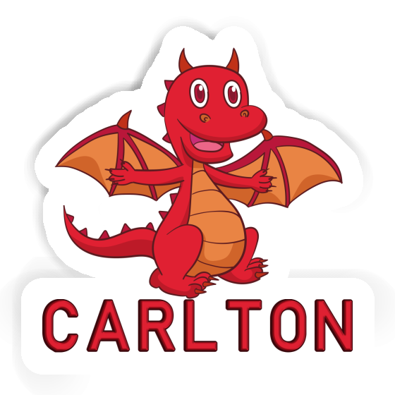 Carlton Sticker Baby Dragon Image