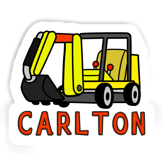 Sticker Carlton Mini-Excavator Laptop Image