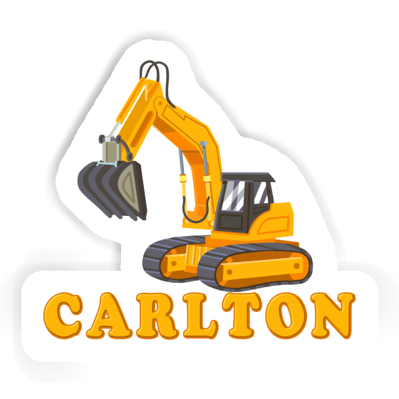 Excavator Sticker Carlton Notebook Image