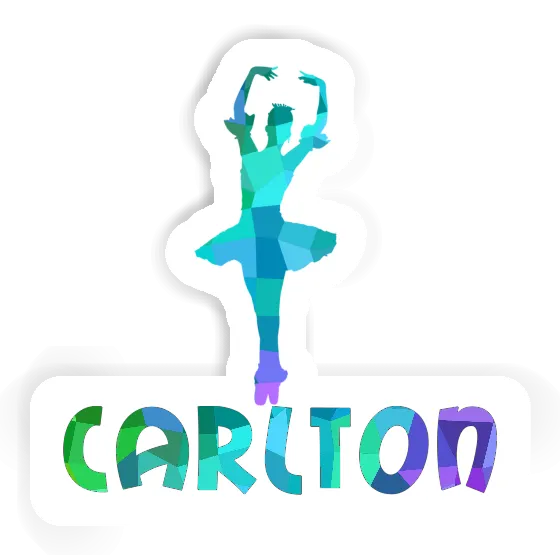 Ballerina Sticker Carlton Notebook Image