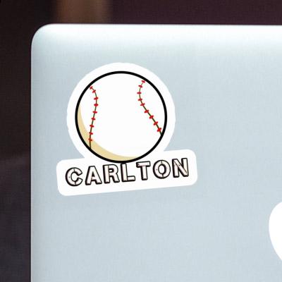 Carlton Sticker Baseball Notebook Image