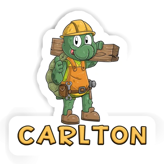 Bauarbeiter Sticker Carlton Laptop Image