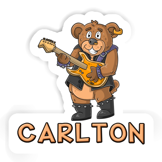 Sticker Guitarist Carlton Image