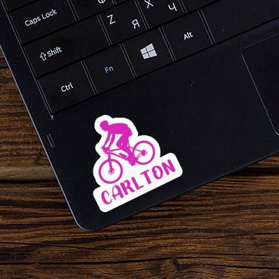 Carlton Sticker Biker Image