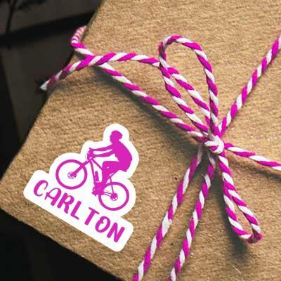 Carlton Sticker Biker Image